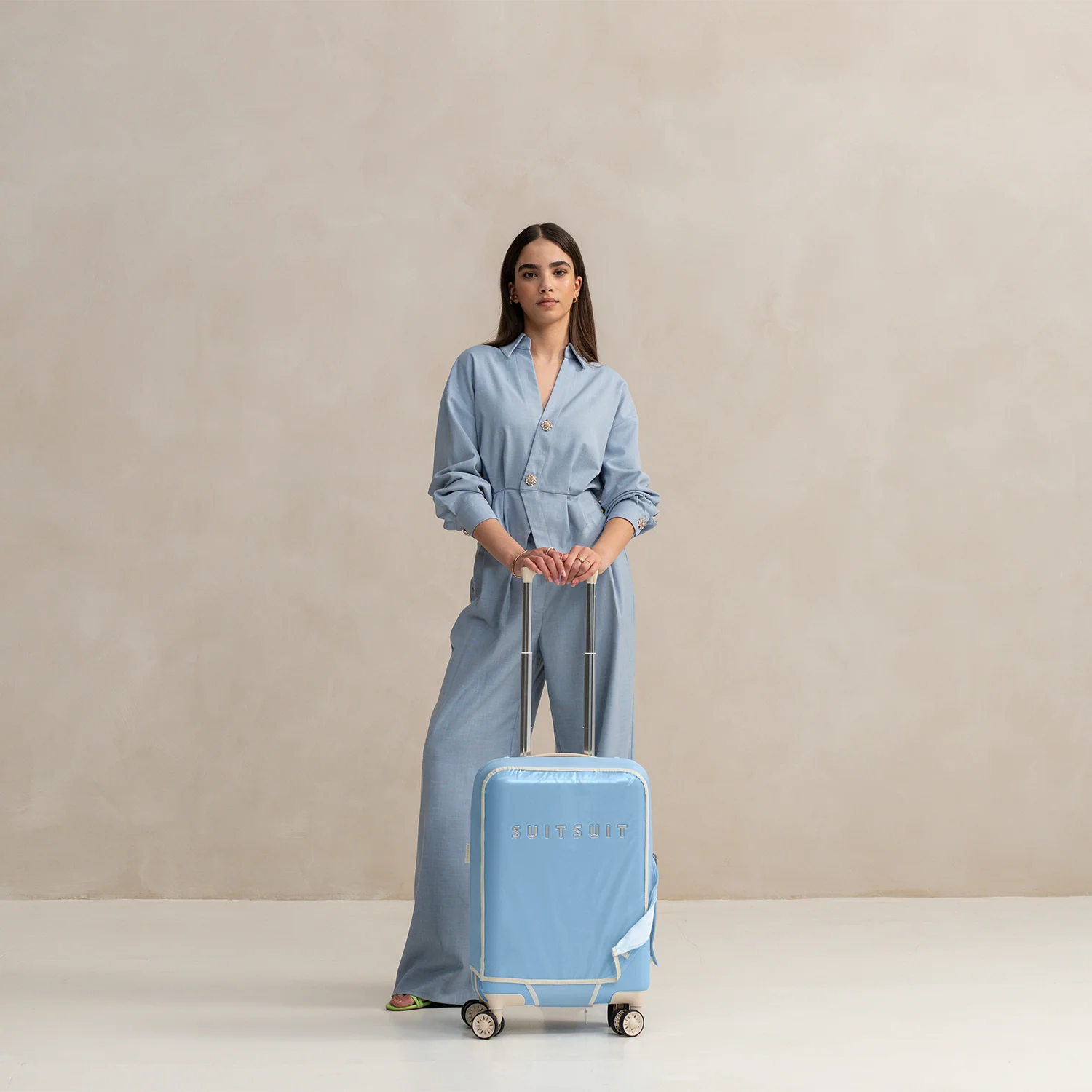 Fabulous Fifties - Chambray Blue - Safe Travels Set (55 CM) - Image 2
